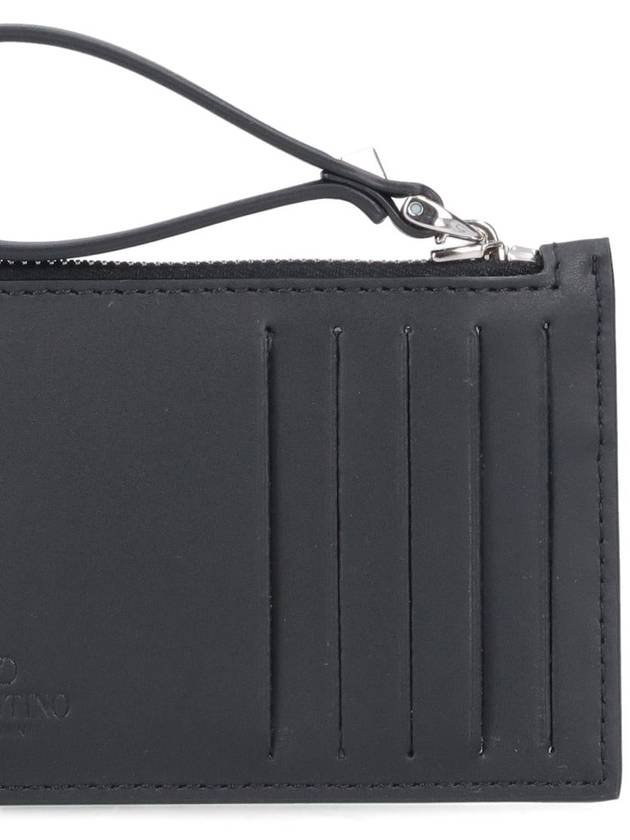 VLTN Logo Card Wallet Black - VALENTINO - BALAAN 4