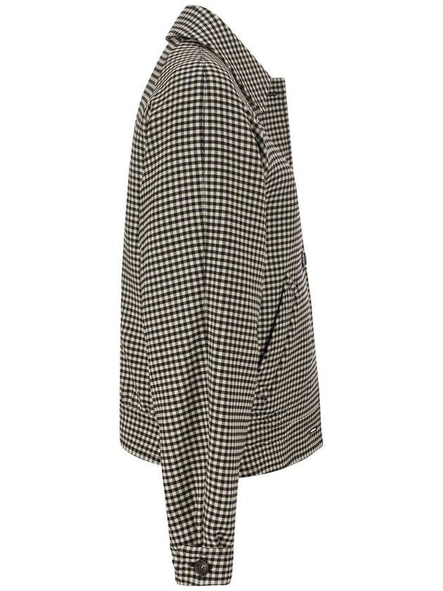 reversible checked wool jacket - MARNI - BALAAN 4