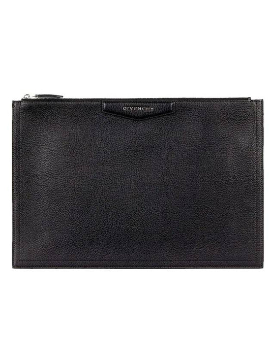 Anticona Large Clutch Bag Black - GIVENCHY - BALAAN 1