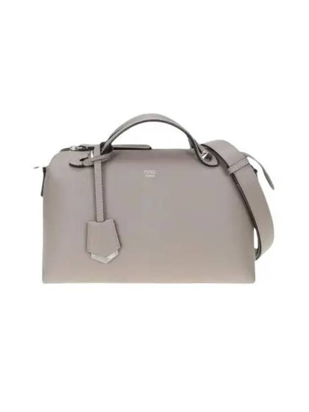 By The Way Boston Leather Medium Tote Bag Beige - FENDI - BALAAN 2