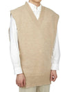 Wool Alpaca Tabard Vest Beige - MAISON MARGIELA - BALAAN 5