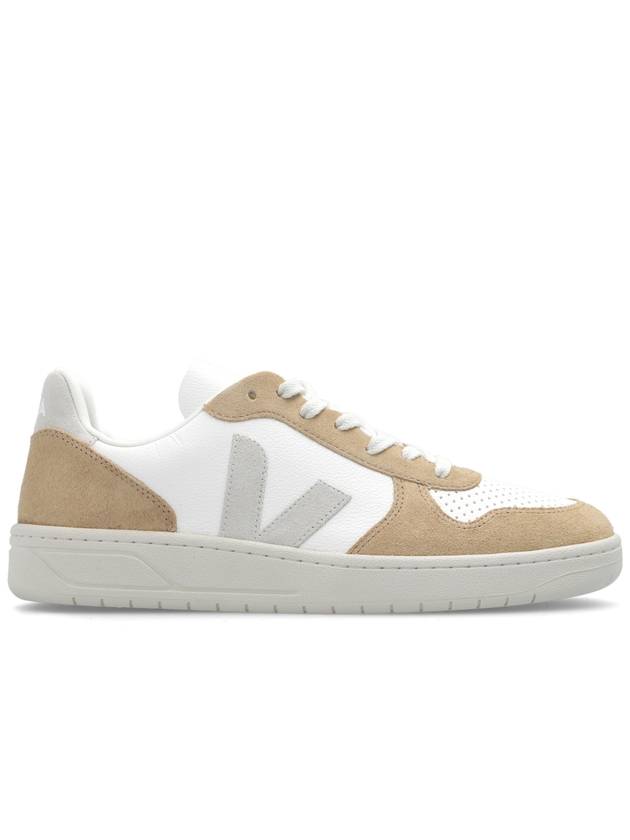 Veja ‘V-10 Chromefree Leather’ Sneakers, Men's, White - VEJA - BALAAN 1