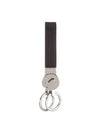 Logo Leather Key Ring Black - SALVATORE FERRAGAMO - BALAAN 3