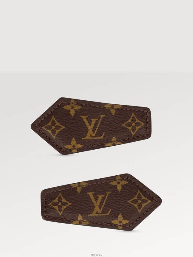 LV Backstage Hair Clip Brown - LOUIS VUITTON - BALAAN 2