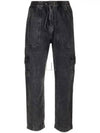 Vanni Cargo Denim Jeans Black - ISABEL MARANT - BALAAN 2