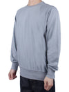 24SS Men's Elastic High Gauge Sweatshirt Blue Gray A24SP01NU BLUEGRAY - AURALEE - BALAAN 3