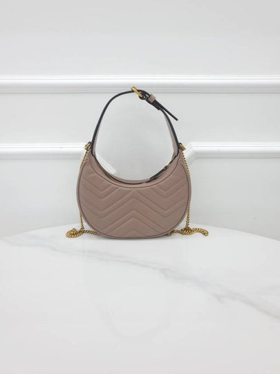 Marmont Half Moon Mini Shoulder Bag 699514 - GUCCI - BALAAN 2