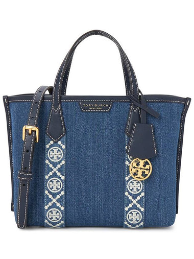 Perry denim tote bag 154619 426 - TORY BURCH - BALAAN 1