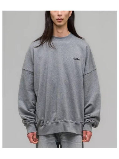 U Multi media bubble crewneck melange gray MUTLI - 032C - BALAAN 1