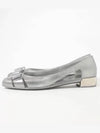 Vara Bow Jelly Ballet Flat Silver - SALVATORE FERRAGAMO - BALAAN 2