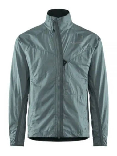 Men's Ansur Windproof Zip-Up Jacket Stone Blue - KLATTERMUSEN - BALAAN 1