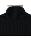 Women's Padded Wool Vest Black - MONCLER - 10