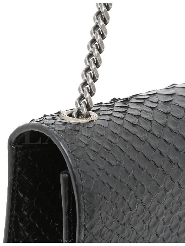 Black Kate Python Chain Shoulder Crossbag 419374 - SAINT LAURENT - BALAAN 7