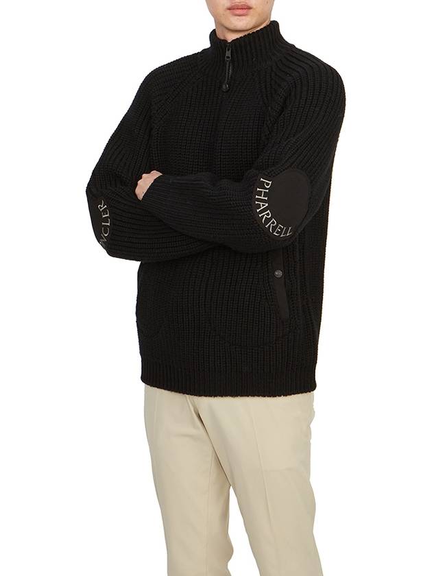 Men's half zipup knit 9F00001 M1172 999 - MONCLER - BALAAN 5