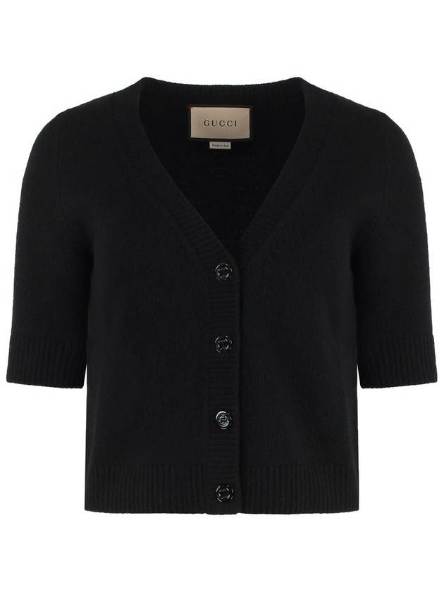 23 fw VNECKED Cashmere Cardigan 770032XKDRL1000 B0710937422 - GUCCI - BALAAN 2