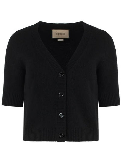 23 fw VNECKED Cashmere Cardigan 770032XKDRL1000 B0710937422 - GUCCI - BALAAN 2