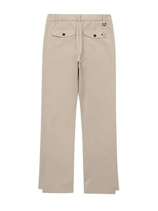 fall early semi-boot cut basic pants 5043LXWNBEIGE - BLACK&WHITE - BALAAN 2