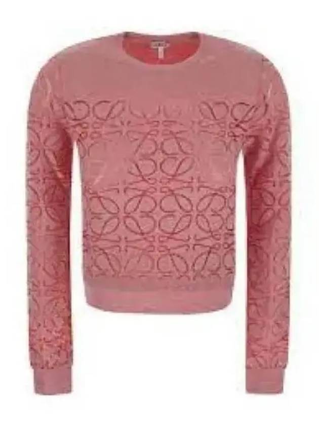 Anagram Debore Wool Knit Top Pink - LOEWE - BALAAN 2