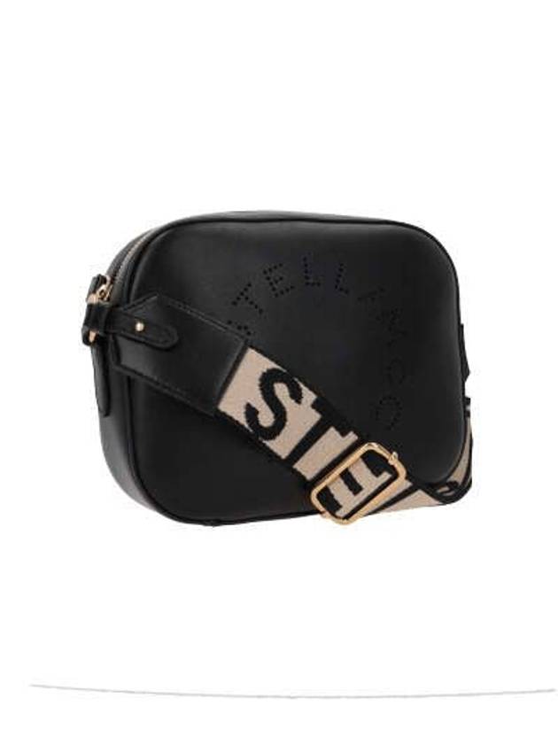 Stella Logo Mini Cross Bag Black - STELLA MCCARTNEY - BALAAN 4