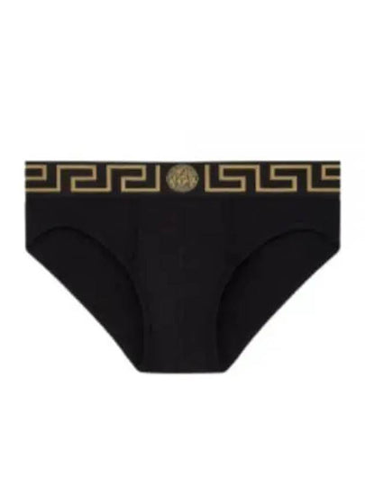 Greca Border Briefs Black - VERSACE - BALAAN 2