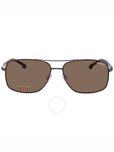 Carrera Polarized Bronze Rectangular Men's Sunglasses CARRERA 8040/S 009Q/SP 60 - CARRERA - BALAAN 1