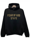 Fleece Hoodie Black - FEAR OF GOD ESSENTIALS - BALAAN 3