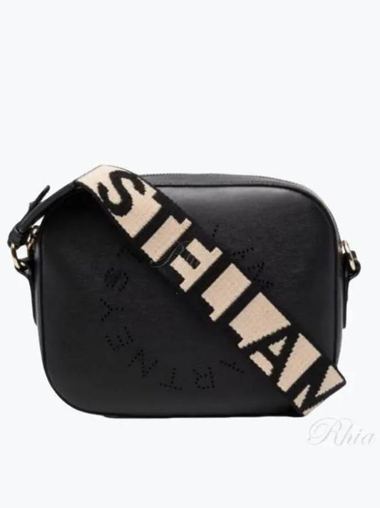 Stella Logo Mini Cross Bag Black - STELLA MCCARTNEY - BALAAN 2