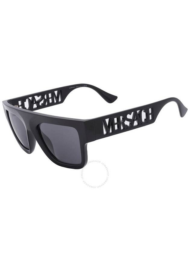 Versace Dark Grey Rectangular Men's Sunglasses VE4430U GB1/81 53 - VERSACE - BALAAN 3