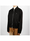 De Coeur Logo Zip-up Jacket Night Black - AMI - BALAAN 3