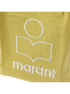 Yenky Embroidered Logo Large Shopper Tote Bag Yellow - ISABEL MARANT - BALAAN 7