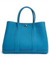 Garden Party 30 Tote Bag Blue - HERMES - BALAAN 3