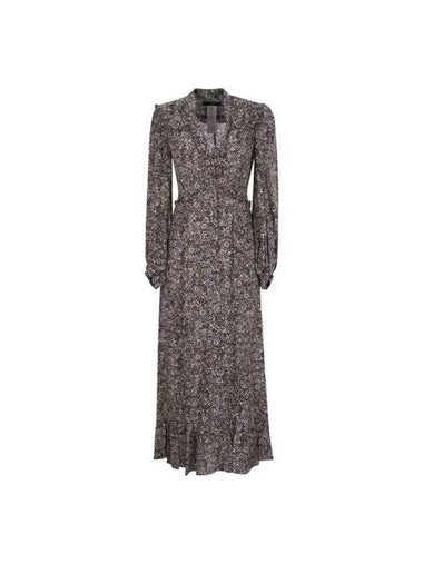 WEEKEND Max Mara FRETTY flower printing long dress 2425226023600 002 - MAX MARA - BALAAN 1