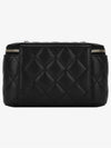 Classic Caviar Vanity Cross Bag Gold Plated Black - CHANEL - BALAAN 3