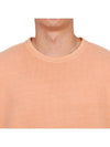 70% Recycled Cotton Fleece Tinto Terra Sweatshirt Pink - STONE ISLAND - BALAAN 6