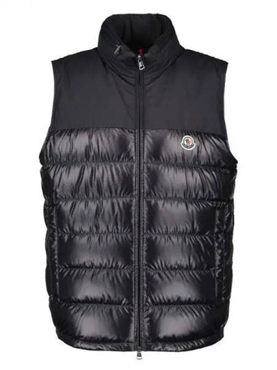 Cerces Logo Patch Down Padded Vest Black - MONCLER - BALAAN 2