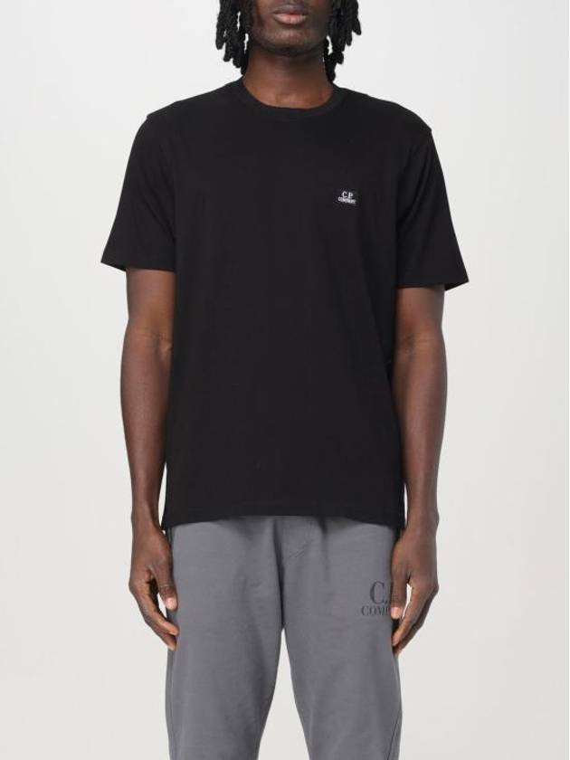 Logo Short Sleeve T-Shirt Black - CP COMPANY - BALAAN 2