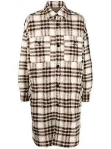 Overfit check coat 02AN MA1273 22A011H 1235938 - ISABEL MARANT - BALAAN 1