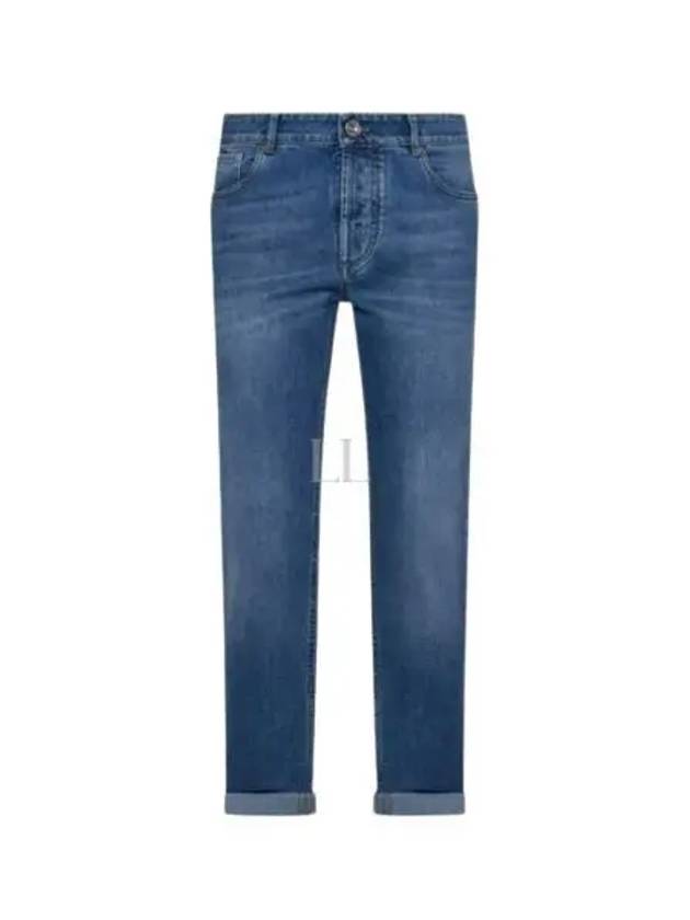 Denim Straight Pants M283PD3210 C1470 DENIM CHIARO OLD - BRUNELLO CUCINELLI - BALAAN 2