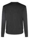 Heart Logo Merino Wool Cardigan Black - AMI - BALAAN 3