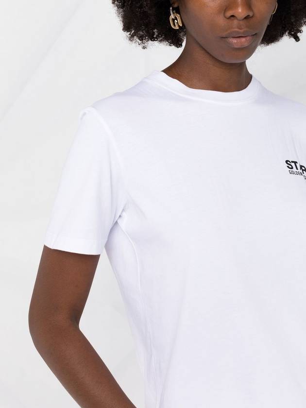 Black Star Collection Short Sleeve T-Shirt White - GOLDEN GOOSE - BALAAN 6