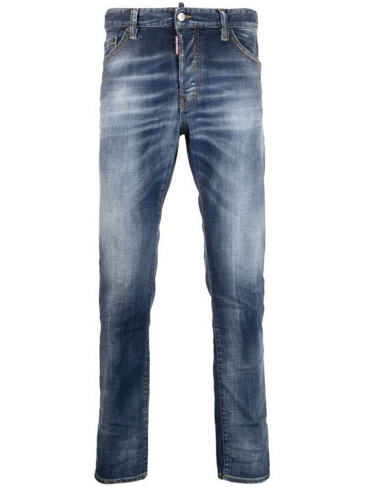 Cool Guy Washing Slim Jeans Navy - DSQUARED2 - BALAAN 1