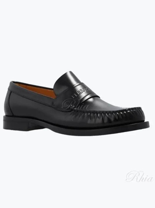 Signature Logo Loafers Black - SALVATORE FERRAGAMO - BALAAN 2