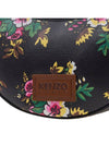 Women's Pop Bouquet Shoulder Bag Black - KENZO - BALAAN 8