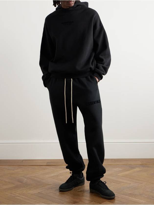 Mock Neck Hoodie Black - FEAR OF GOD ESSENTIALS - BALAAN 5