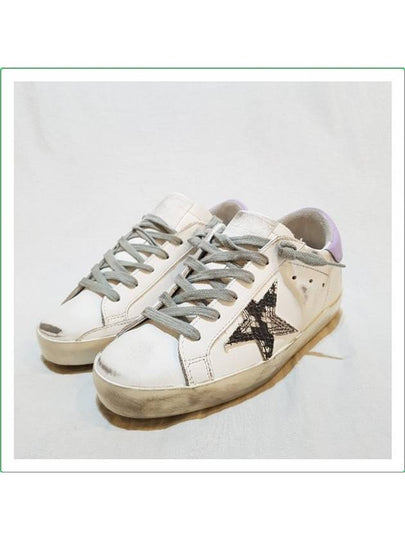 Superstar Black Star Leather Low Top Sneakers White - GOLDEN GOOSE - BALAAN 2