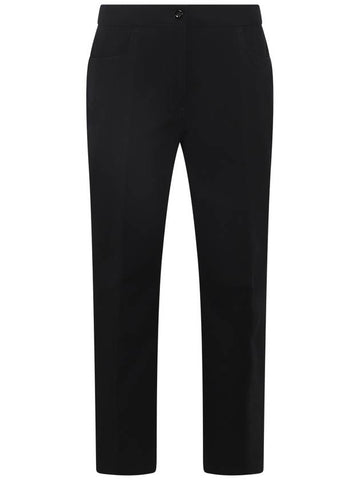 23 ss Black Cotton Pants J02KA0120J45020001 B0480211061 - JIL SANDER - BALAAN 1