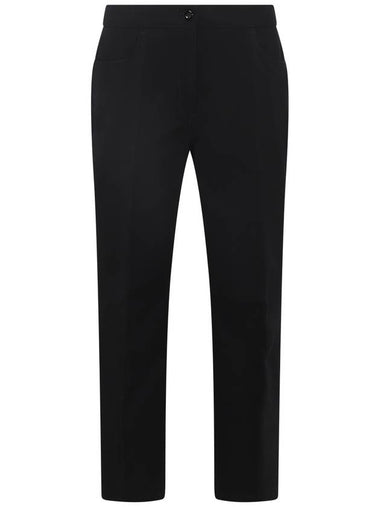 23 ss Black Cotton Pants J02KA0120J45020001 B0480211061 - JIL SANDER - BALAAN 1