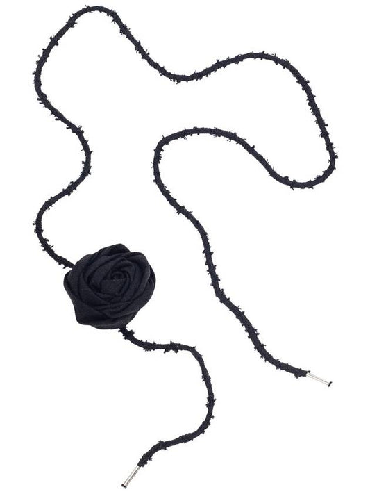 flower string belt black - LECYTO - BALAAN 2