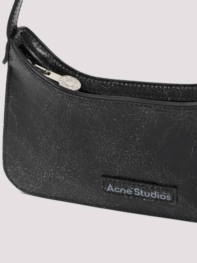 Platt Micro Leather Shoulder Bag Black - ACNE STUDIOS - BALAAN 5