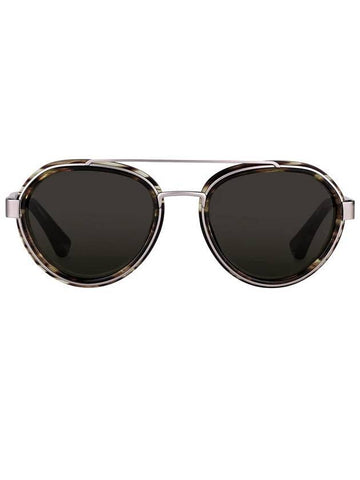 Dries Van Noten Aviator Sunglasses Silver - LINDA FARROW - BALAAN 1